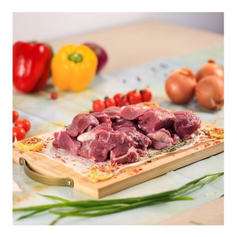 Meat Expert Mutton Boneless Boti Cut, Premium Cut, Fresh & Tender, 1000g Pack
