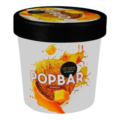 Wholesome Foods Popbar Mango Ice Cream, 125ml