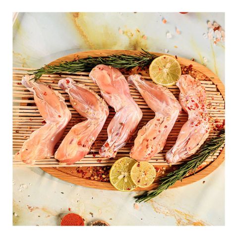 Meat Expert Chicken Wings Without Skin, Premium Cut, Fresh & Tender, 1000g Pack