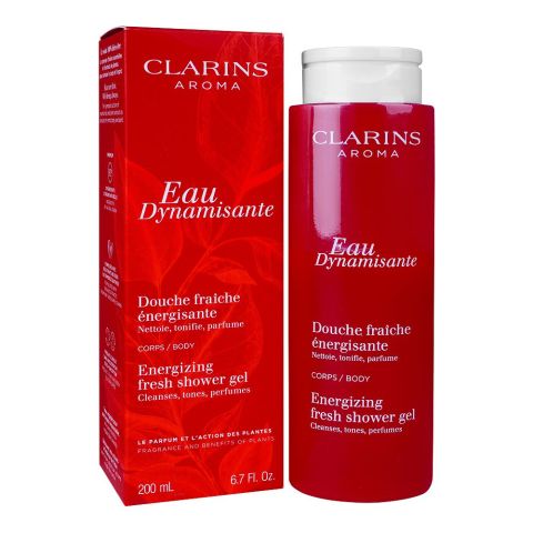Clarins Eau Dynamisante Energizing, Fresh Shower Gel, 200ml