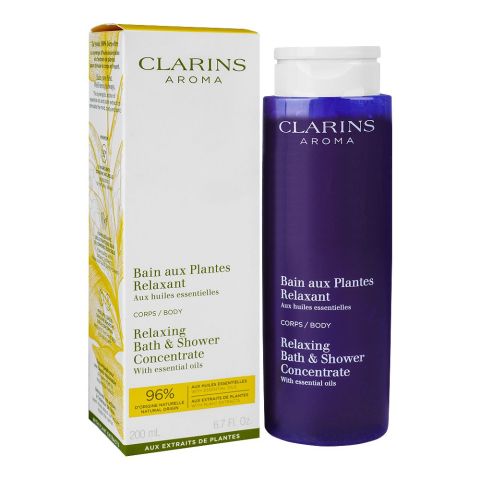 Clarins Relaxing Bath & Shower Concentrare With Essential Oil, 200ml