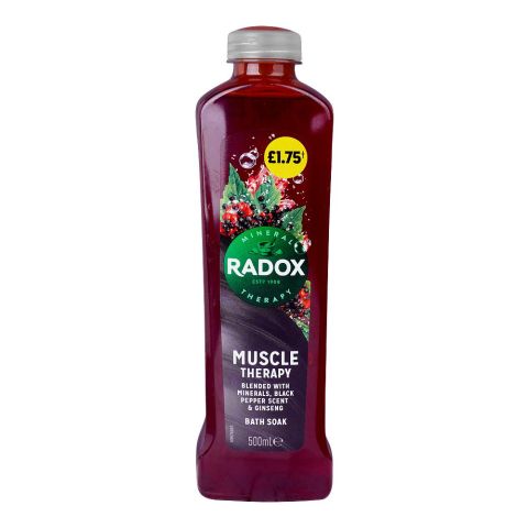 Radox Muscle Therapy Bath Soak, 500ml