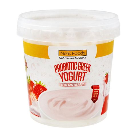 Nefis Food Greek Yogurt Strawberry, 500g