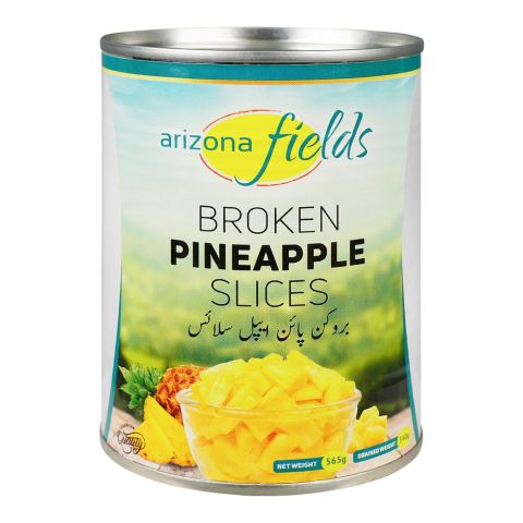 Arizona Fields Broken Pineapple Slices, Tasty & Delicious Canned Fruit, 565g