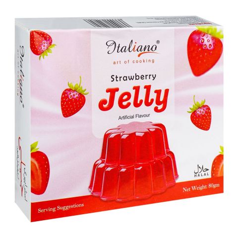 Italiano Strawberry Jelly Powder, 80g