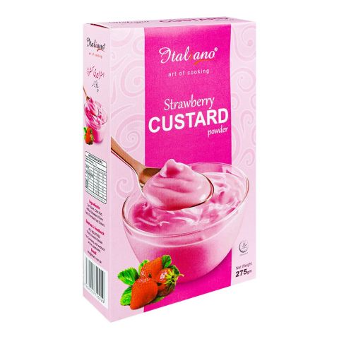 Italiano Strawberry Custard Powder, 275g