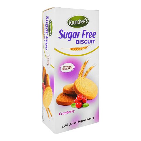 Krunchee's Sugar Free Cranberry Biscuit, 100g