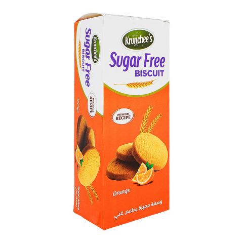 Krunchee's Sugar Free Orange Biscuit, 100g