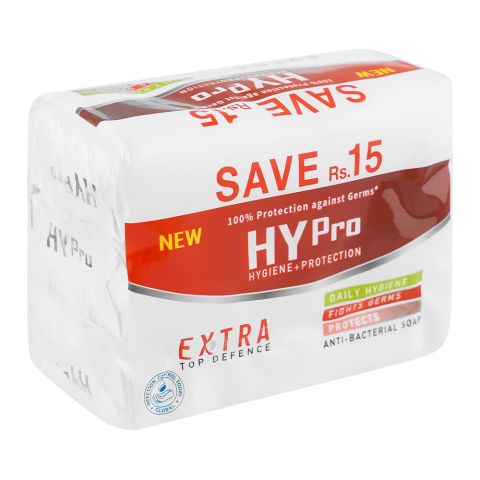 Hypro Extra Anti-bacterial Red Soap, 120g Each, 3-Pack