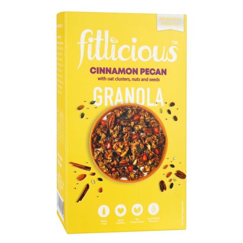 Fitlicious Cinnamon Pecan Granola Cereal, 100g