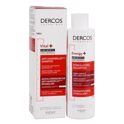 Vichy Dercos Energising Anti Hair Loss Shampoo, For All Hair Types, 200ml