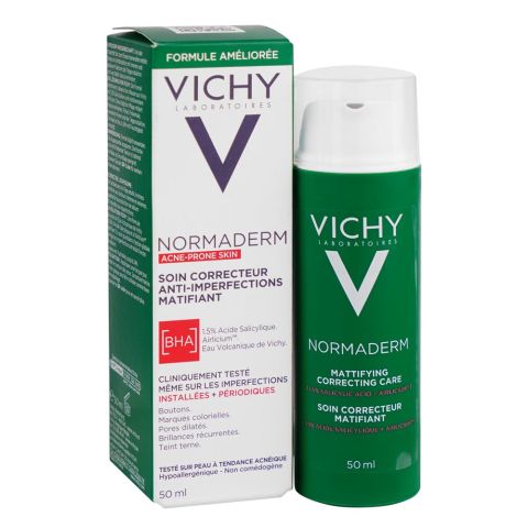 Vichy Normaderm Correcting Anti-Blemish Care, For Oily Skin, 50ml