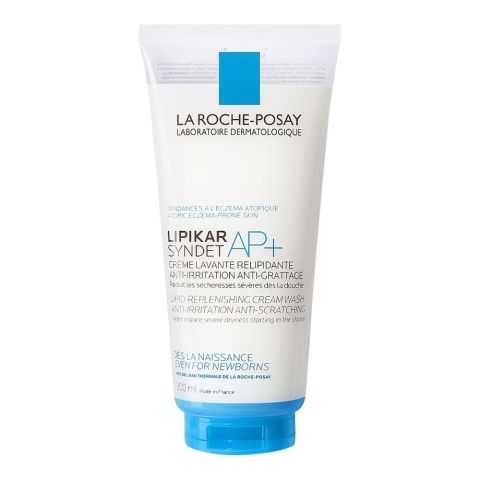 La Roche-Posay Lipikar Syndet AP+ Cream Body Wash, For Sensitive, Dry Skin, 200ml