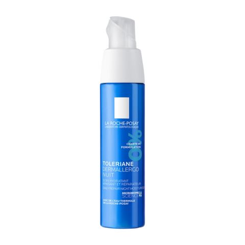 La Roche-Posay Toleriane Dermallergo Night Moisturizer, For All skin Types, 40ml