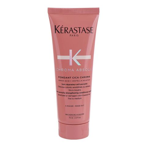 Kerastase Chroma Absolu Fondant Cica Chroma Strengthening Conditioner, For Color Treated Hair, 75ml