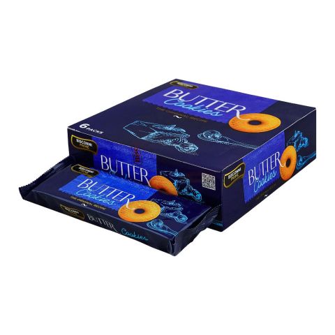 Bisconni Butter Cookies, 48g Each, 6-Pack