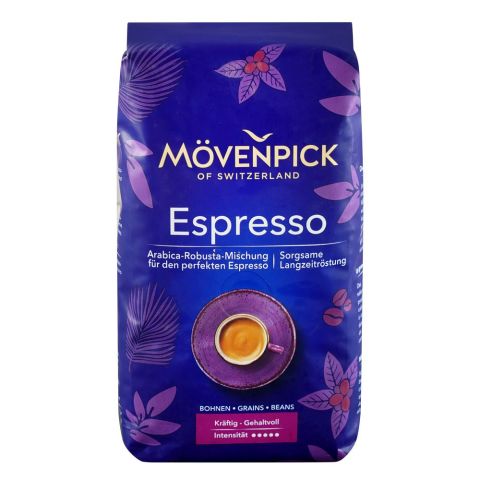 Movenpick Espresso Coffee Beans, 500g Pouch