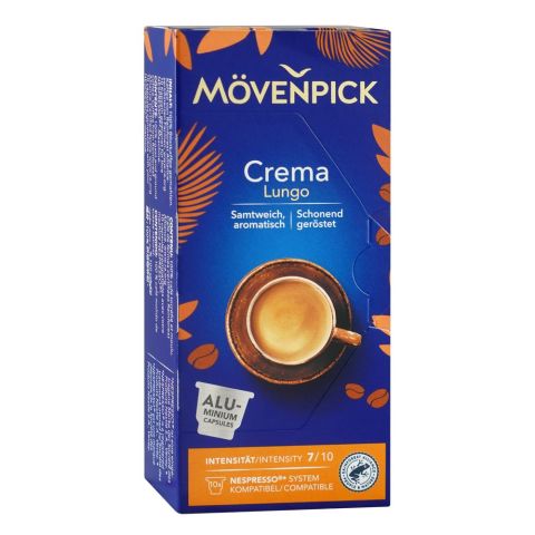 Movenpick Crema Lungo Coffee Pods, 10-Pods, 55g