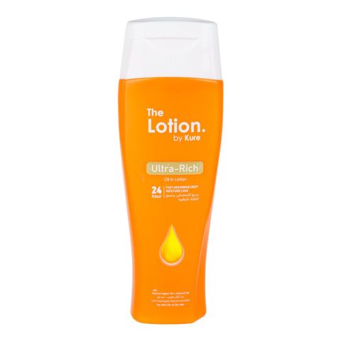 English The Lotion By Kure Ultra-Rich Oil Body Lotion, For All Skin Types, 200ml