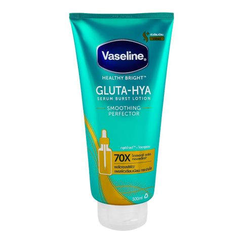 Vaseline Healthy Bright Gluta-Hya Serum Burst Lotion, For Face & Body, 300ml