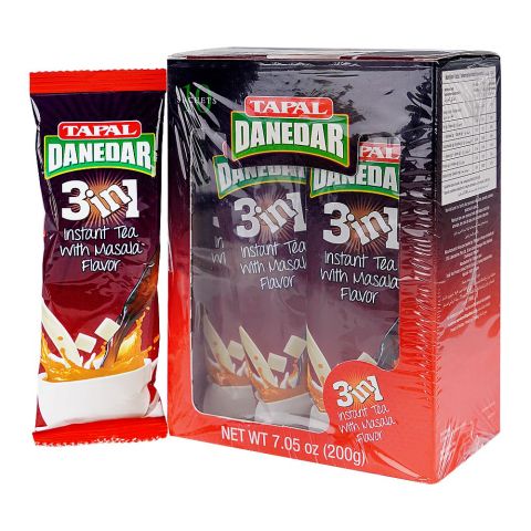 Tapal 3in1 Instant Tea with Masala Flavor, 20g Each, 10-Pack
