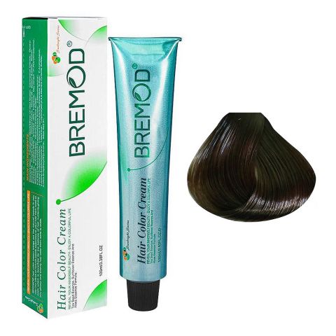 Bremod Hair Color Cream - Salon Quality Hair Dye, 100ml, 7/1 Medium Ash Blond
