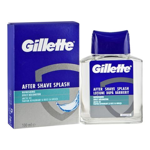 Gillette Refreshing After Shave Splash, 100ml