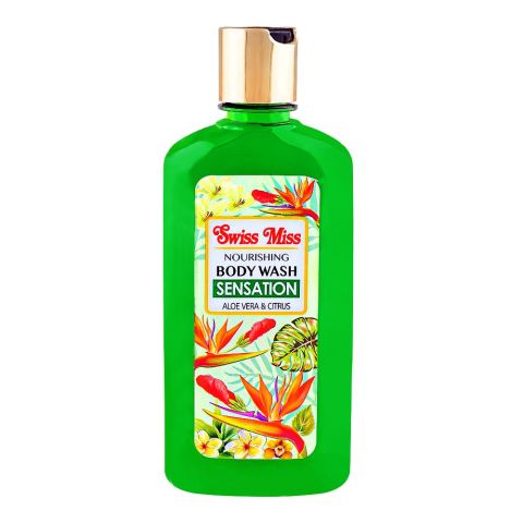 Swiss Miss Sensation Body Wash with Aloevera & Citrus, 440ml