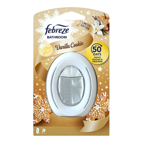 Febreze Bathroom Anti-Mould Odour Air Freshener, Vanilla Cookie Scent, 7.5ml