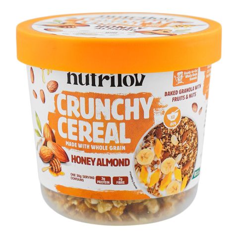 Nutri Lov Honey Almond Crunchy Cereal, 70g