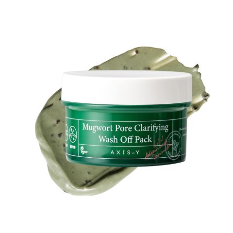 AXIS-Y Mugwort Pore Clarifying Wash Off Clay Mask, Blackhead Remover, 100ml
