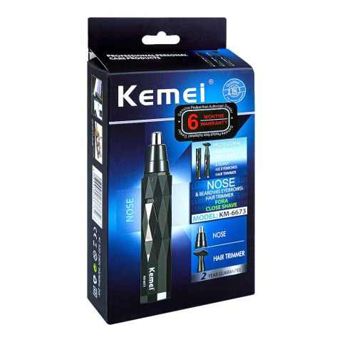 Kemei Nose & Beard Hair Trimmer, KM-6673