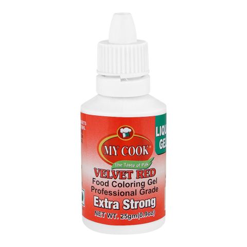 My Cook Velvet Red Food Coloring Gel, 25g