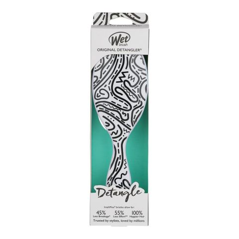 Wet Brush Original Detangler Hair Brush, Hipster-Doodle, BWR830HIPSTS
