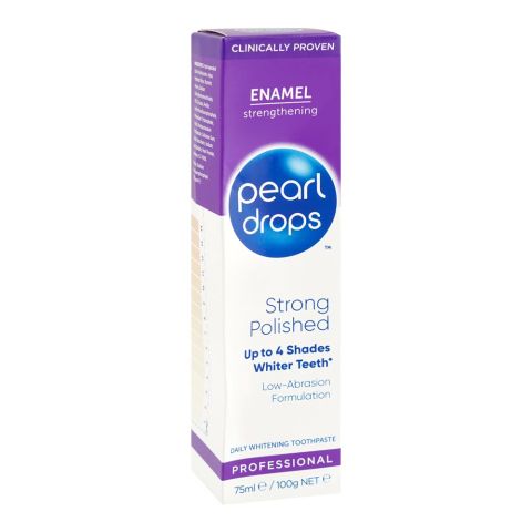 Pearl Drops Strong Polished Daily Whitening Toothpaste, 75ml