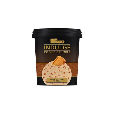 Hico Indulge Cookie Crumble Ice Cream Family Pack, 500ml