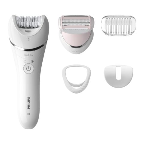 Philips 8000 Series Wet & Dry Epilator, +5 Accessories, BRE710/01