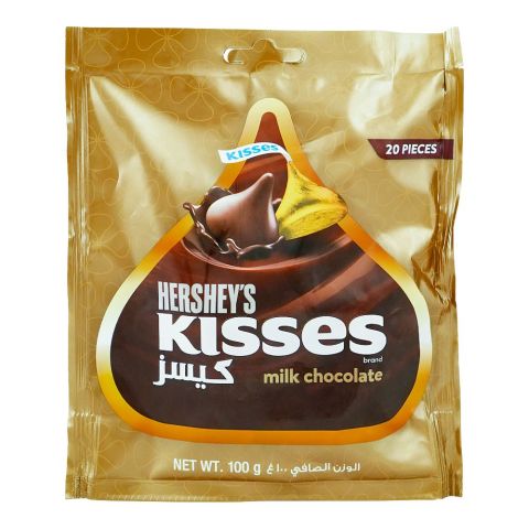 Hershey's Kisses Milk Chocolate, Classic Bag, 100g