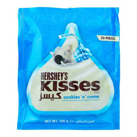 Hershey's Kisses, Cookies 'N' Crème, 100g