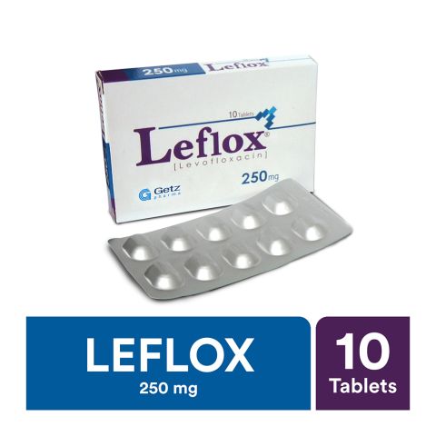Getz Pharma Leflox Tablet, 250mg, 10-Pack