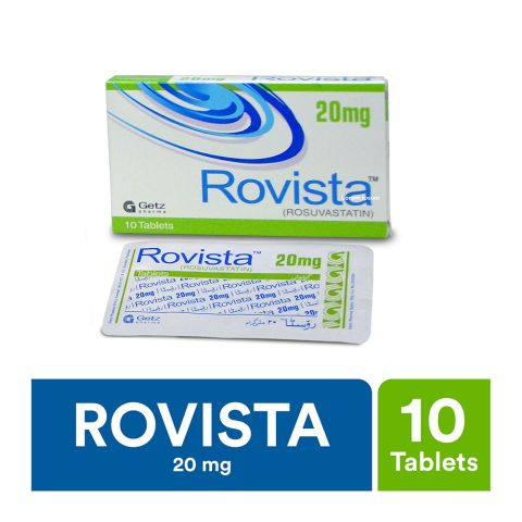Getz Pharma Rovista Tablet, 20mg, 10-Pack