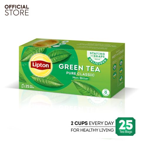 Lipton Green Tea - Pure Classic - 25 Tea Bags