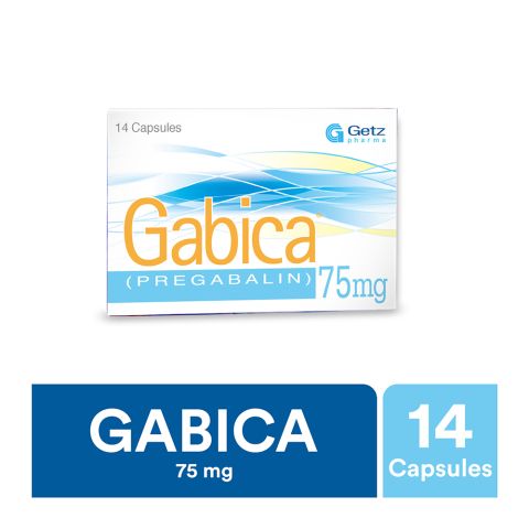 Getz Pharma Gabica Capsule, 75mg, 14-Pack