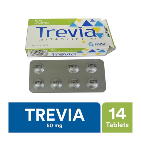 Getz Pharma Trevia Tablet, 50mg, 14-Pack