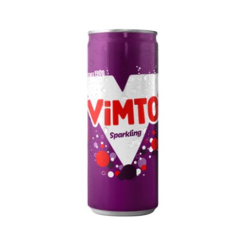 Pakola Vimto Sparkling Fruit Flavour Drink Can, 250ml