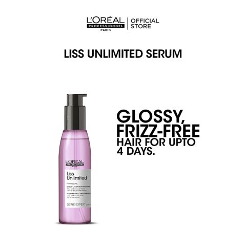 L'Oreal Professionnel Serie Expert Liss Unlimited Serum 125 ML - For Frizzy & Unruly Hair WithÂ Pro-Keratin