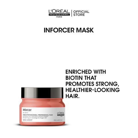 L'Oreal Professionnel Serie Expert Inforcer Mask 300 ML - For Weak & Brittle Hair With BiotinÂ &Â VitaminÂ B6