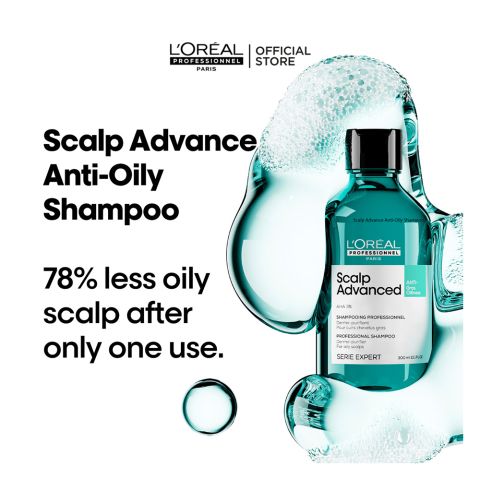 L'Oreal Professionnel Serie Expert Scalp Advanced Shampoo 300 ML - For Oily Scalp WithÂ AHAÂ Formula
