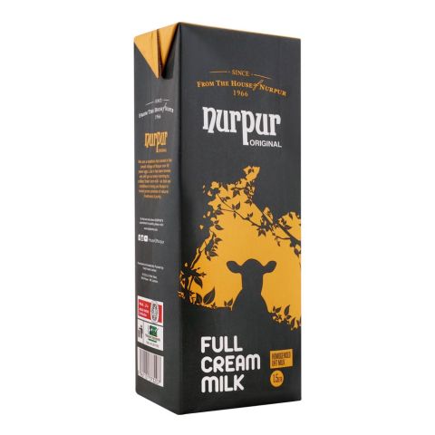 Nurpur Full Cream Milk Tetra Pack, 1.5 Litre