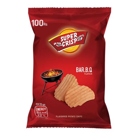 Super Crisp B.B.Q Crinkled Chips,100g